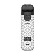 Smok Novo 4 25W Pod Vape Kit in White Armor – compact and elegant pod system with a sleek white armor finish, adjustable airflow, 25W max output, and replaceable coil design for smooth and customizable vaping.